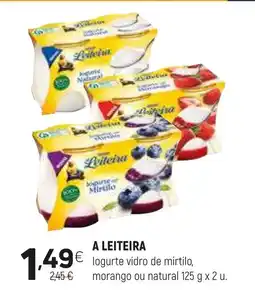 Coviran A LEITEIRA loparte Mirtilo logurte vidro de mirtilo. morango ou natural promoção
