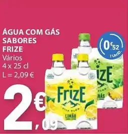 E.Leclerc Água com gás sabores frize promoção