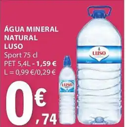 E.Leclerc Água mineral natural luso promoção