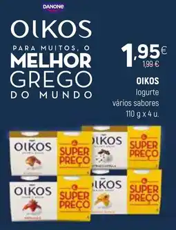 Coviran OIKOS logurte vários sabores promoção