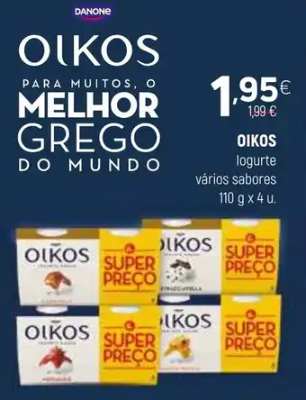 Coviran OIKOS logurte vários sabores promoção