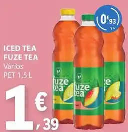 E.Leclerc Iced tea fuze tea vários promoção