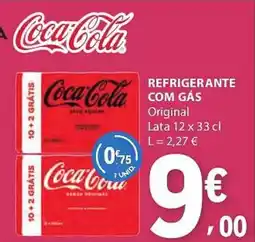 E.Leclerc Refrigerante com gás coca-cola promoção