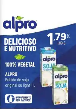Coviran ALPRO Bebida de soja original ou light promoção
