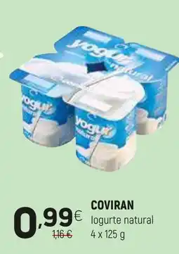 Coviran COVIRAN logurte natural promoção