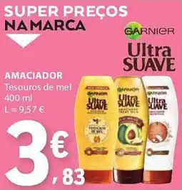 E.Leclerc Garnier amaciador tesouros de mel promoção