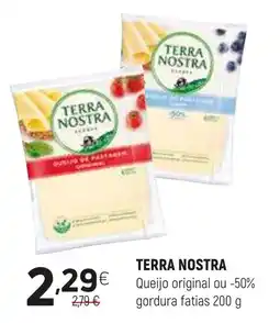 Coviran TERRA NOSTRA Queijo original ou -50% gordura fatias promoção