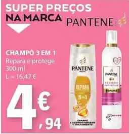 E.Leclerc Champo 3 em 1 pantene promoção