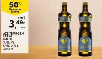 Continente Azeite Virgem Extra Gallo Sublime 0.75L promoção