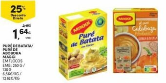 Puré de Batata/Abobora Maggi 250g/130g