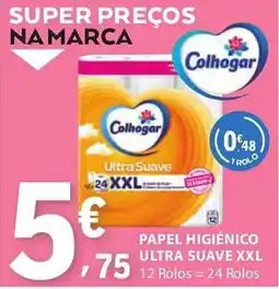 E.Leclerc Papel higiénico ultra suave xxl promoção