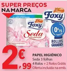E.Leclerc Papel higiénico Foxy promoção