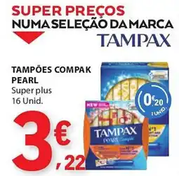 E.Leclerc Tampões compak pearl promoção