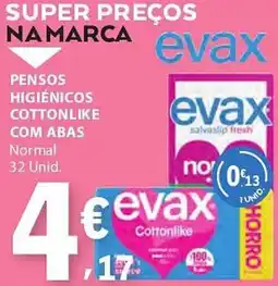 E.Leclerc Pensos higiénicos cottonlike com abas promoção