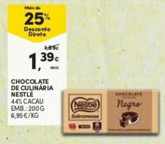 Chocolate de Culinária Nestlé 200g
