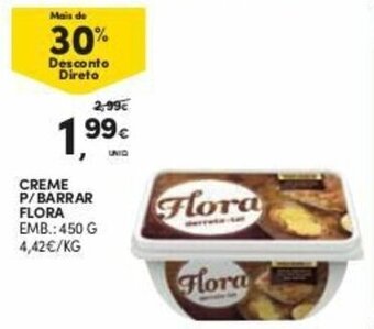 Creme P/Barrar Flora 450g