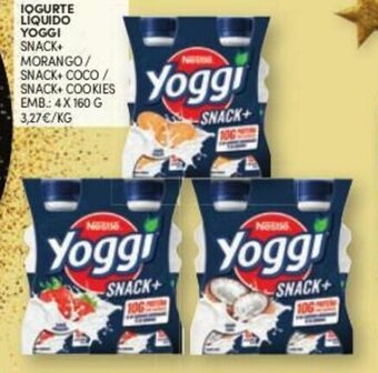 Iogurte Líquido Yoggi 4x160g