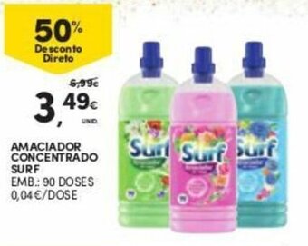 Amaciador Concentrado Surf 90 doses