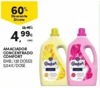 Amaciador Concentrado Comfort 120 doses
