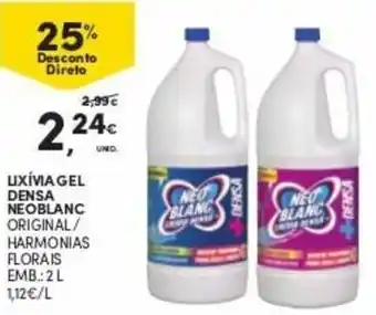 Continente Lixívia Gel Densa Neoblanc 2L promoção