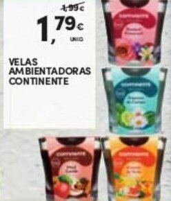Velas Ambientadoras Continente