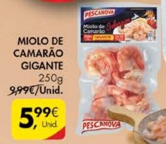 Pingo Doce Miolo de Camarão Gigante 250g promoção