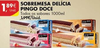 Pingo Doce Sobremesa Delícia Pingo Doce 1000ml promoção