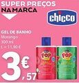 E.Leclerc Gel de banho chicco promoção