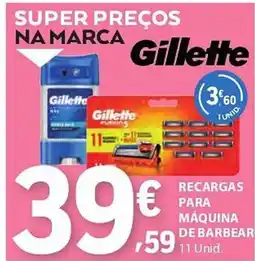 E.Leclerc Recargas para máquina de barbear promoção