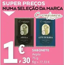 E.Leclerc Sabonete argila promoção