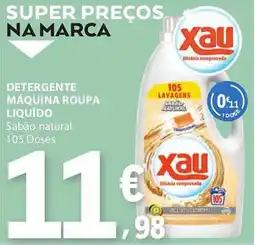 E.Leclerc Detergente máquina roupa liquído promoção