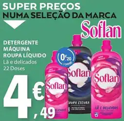 E.Leclerc Detergente máquina roupa líquido promoção