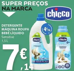 E.Leclerc Detergente máquina roupa bebé líquido sensitive promoção