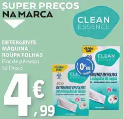 E.Leclerc Detergente máquina roupa folhas promoção