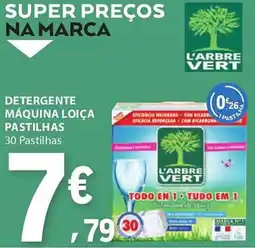 E.Leclerc Detergente máquina loiça pastilhas promoção