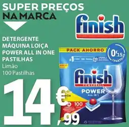 E.Leclerc Detergente máquina loiça power all in one pastilhas promoção