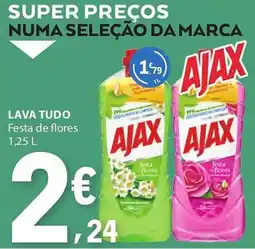 E.Leclerc Ajax Lava tudo festa de flores promoção