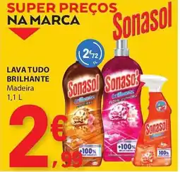 E.Leclerc Sonasol lava tudo brilhante madeira promoção