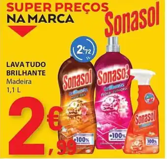 E.Leclerc Sonasol lava tudo brilhante madeira promoção
