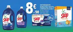 E.Leclerc Detergente máquina roupa cápsulas 3 em 1 promoção