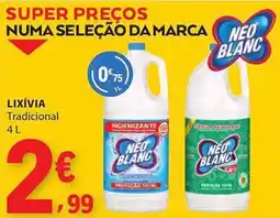 E.Leclerc Lixívia tradicional neo blanc promoção