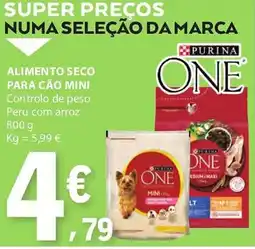 E.Leclerc Alimento seco para cão mini Purina promoção