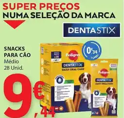 E.Leclerc Snacks para cão médio dentastix promoção