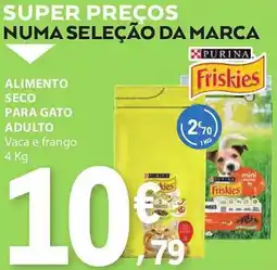 E.Leclerc Alimento seco para gato adulto vaca e frango promoção