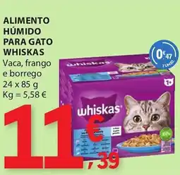 E.Leclerc Alimento húmido para gato whiskas promoção
