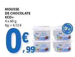 E.Leclerc Mousse de chocolate €co+ promoção