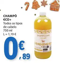 E.Leclerc Champô €co+ promoção