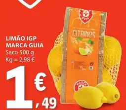 E.Leclerc Limão igp marca guia saco promoção