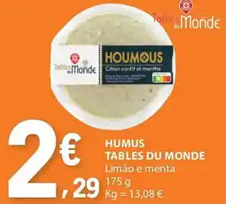 E.Leclerc Humus tables du monde promoção