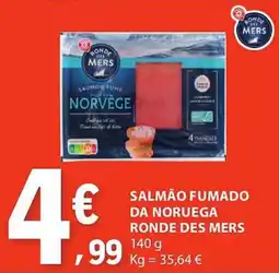 E.Leclerc Salmão fumado da noruega ronde des mers promoção